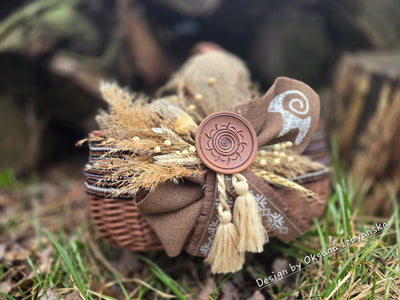 Easter Basket in Etno Style 