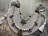 White necklace " Olga "