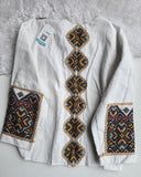 One of a kind, vintage 60-80 years old hand  embroidery, cardigan, ukrainian jacket, ukrainian hand embroidery, jumper