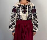 Woman embroidery shirt “Borshchivka kvitka” size S-L