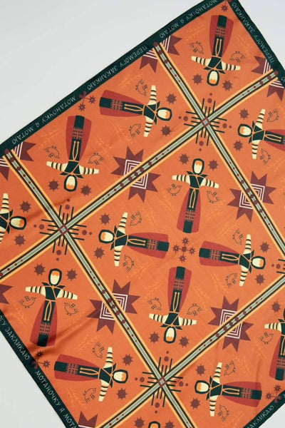 Designer Ukrainian shawl / scarf " Motanka "