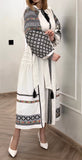 Linen embroidery dress "Victoria"