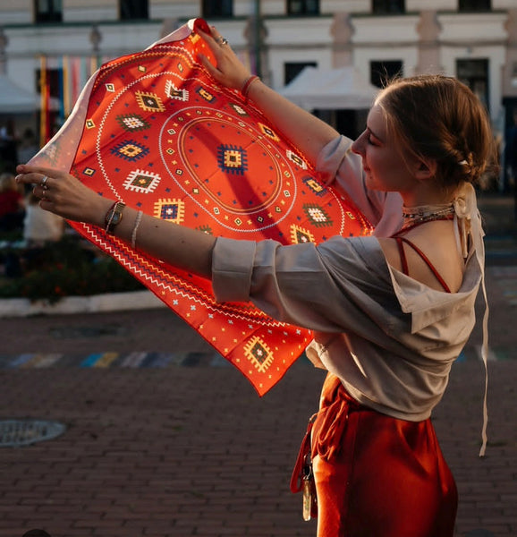 "LEMKO "Ukrainian shawl / scarf