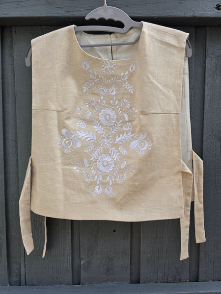 Ukrainian Linen Corset " Kamizelka"