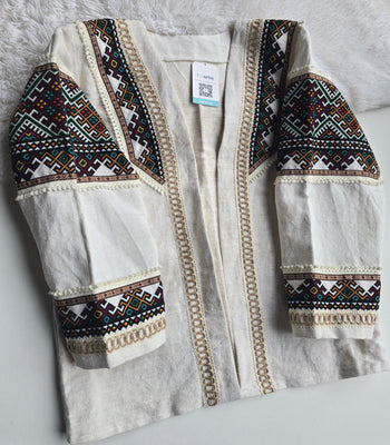 One of a kind, vintage 60-80 years old hand  embroidery, cardigan, ukrainian jacket, ukrainian hand embroidery, jumper