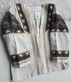 One of a kind, vintage 60-80 years old hand  embroidery, cardigan, ukrainian jacket, ukrainian hand embroidery, jumper
