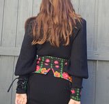 Rhe whole set / Hand made accessories/ vest / collar