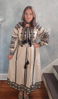 Woman embroidery dress “Bozhena”