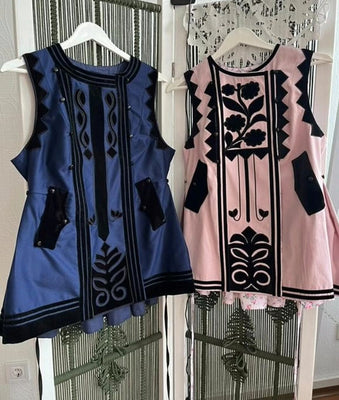 Woman embroidery vest. Antique style. 19th century style. Ukrainian shirt. Size small