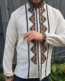 Man embroidery shirt "  Yaroslav" size M