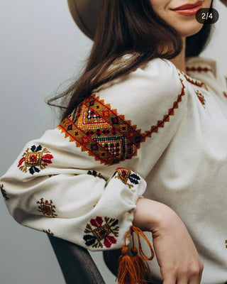 Woman HAND embroidery shirt “Nastya”