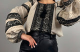 Woman HAND embroidery shirt “Katrya”