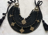 Black necklace " Stefania "