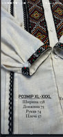 Man HAND embroidery shirt "Orest" size 2xl-3xl