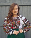 BLACK FRIDAY DEAL ! Cotton Woman HAND embroidery shirt “Hutsul"