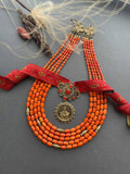 Genuine Coral necklace " Oresta "