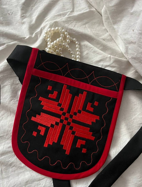 Pocket/ bag / Ladunka "Star" red