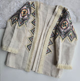 One of a kind, vintage 60-80 years old hand  embroidery, cardigan, ukrainian jacket, ukrainian hand embroidery, jumper