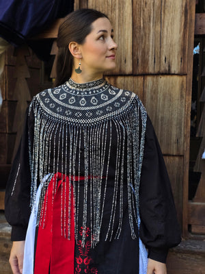 Ukrainian Bead Necklace - Selyanka  
