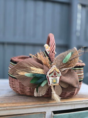 Easter Basket in Etno Style 