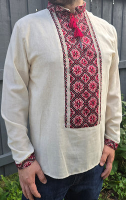 Man HAND embroidery shirt 