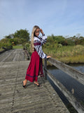 Reversable Woman skirt "Darka" / Replica of Antique skirt / Lesya Ukrainka style / S or M
