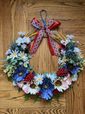 The door wreath “Wild flowers”