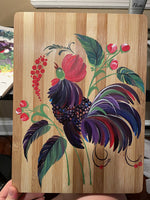 Decorative Bamboo cutting board 11"x15" (27.7cm x 38cm)