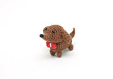 Miniature crochet dachshund