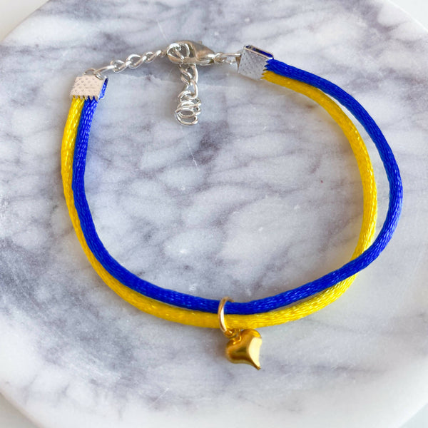 Blue and Yellow bracelet