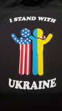 Support Ukraine / Ukraine t-shirt / Stand w' Ukraine / USA and Ukraine