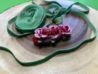 Hair clip for girls “Red roses”