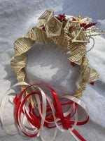 Ukrainian straw weaving head wreath. / headband. Natural product. Handmade. Free shiping in the USA