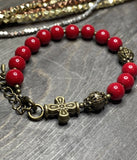 Red Coral - Rosary Bracelet