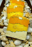 Turmeric Annatto Ginger and Lime artisan soap