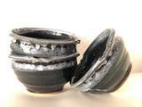"Cooling Blue Stone" Pottery : Bowl or Mug or Bowl