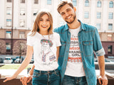 Ukrainian girl's proud husband, T-shirt | Colors: White, Ash | Free shipping