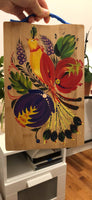 Decorative bamboo cutting board 7.87"x11.8" (20cm x 30cm)