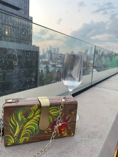Hand Made Natural Fiber Clutch Handbag from Indonesia - Pumpkin Texture |  NOVICA