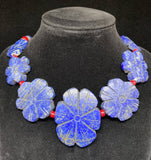 Blue Flowers - Necklace