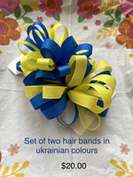 Set of two ukrainian hair bands