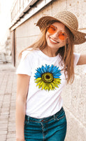 Sunflower Ukraine shirt, Sunflower shirt, Ukrainian flag, Ukraine Strong shirt, Stand With Ukraine