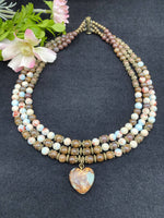 Bronze Heart - Necklace