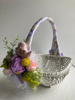 Decorated Easter Basket with handmade bird #4