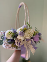Decorated Easter Basket “Lavender dreams“