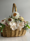 Decorated Easter Basket “ Golden collection “
