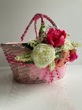Decorated Easter Basket “ Pink beauty “