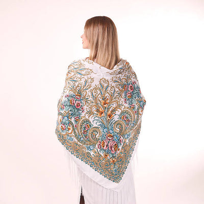 Woolen shawl / scarf “ Lily”