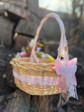 Decorated Easter Basket with handmade bird #3