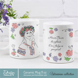 Our Galya is pampered | White ceramic mug 11 oz | Free shipping